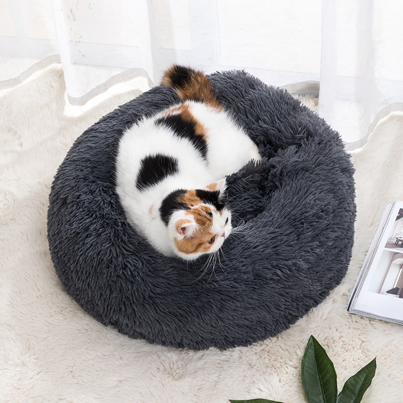 Lit chaud d’hiver pour animaux – Panier confortable pour chat et petits animaux